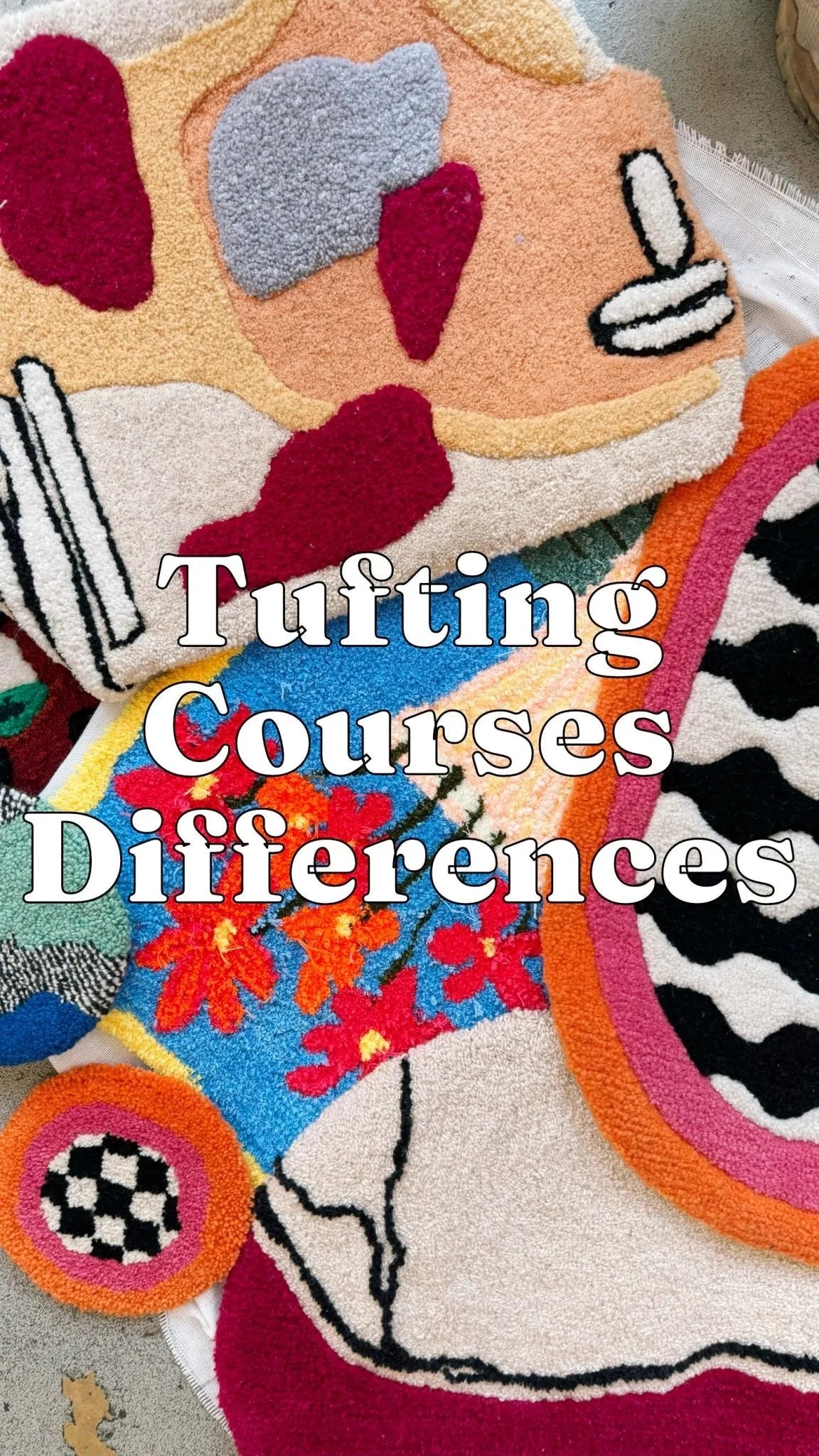 Difference between the Tufting Courses - Tuftinglove