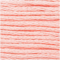 Rico Stranded Cotton Mouliné (8m) - Lachsrot - 032