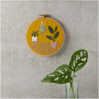 Embroidery Set, Urban Jungle, 15,5cm, Rico