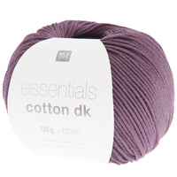 Rico Essentials Cotton DK, 50g, mauve