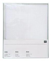 Rico Embroidery fabric - Aida White