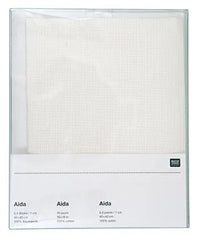 Rico Embroidery Fabric Aida, Wool White