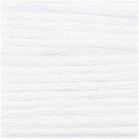 Rico Stranded Cotton Mouliné (8m) - White - 001