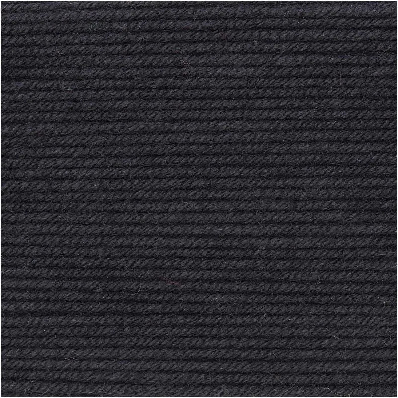 Creative Sport DK, 50g, Rico - 010 - Schwarz - Tuftinglove