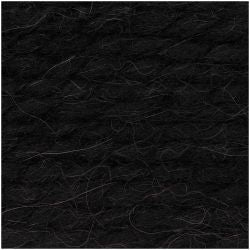 Creative Twist super Chunky 100g, 75m, Rico Design - 013 - Schwarz - Tuftinglove