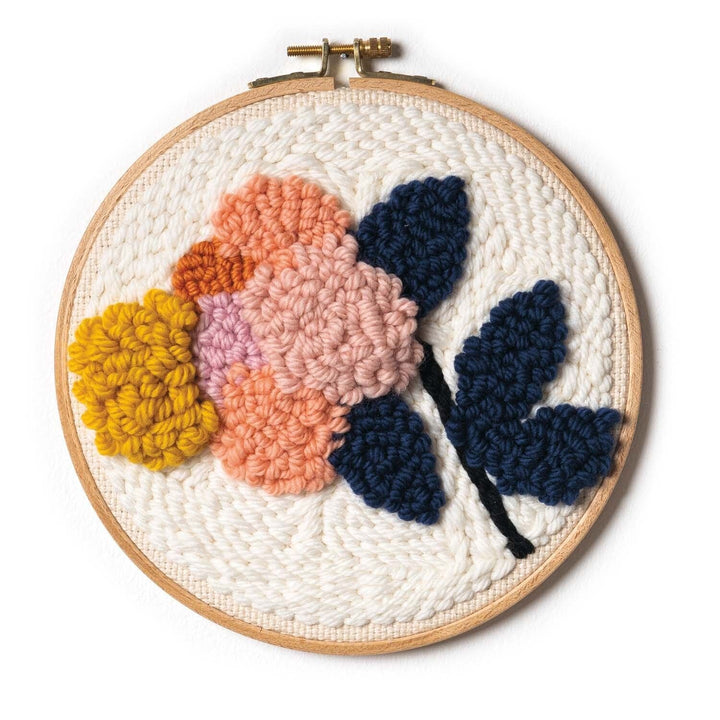 Punch Needle Kit, Flower, Rico - Tuftinglove